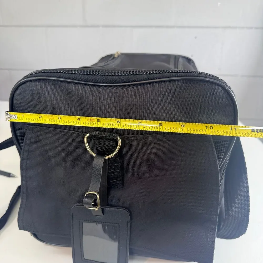 Sherpa Delta Airline Approved Travel Pet Carrier Medium Black -Under Seat Travel